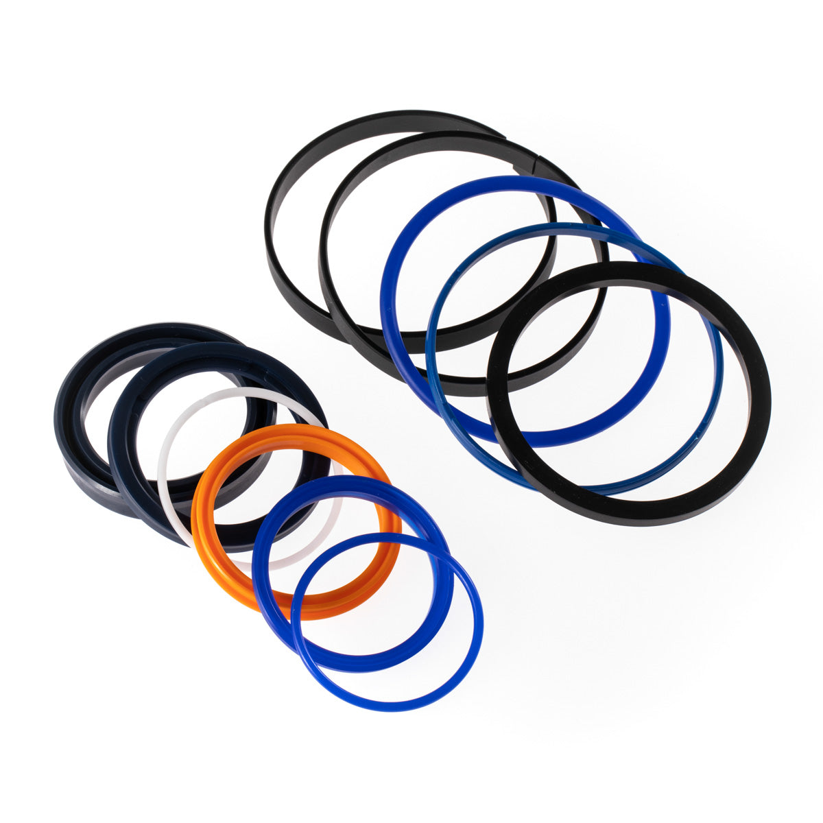 Terna Jcb - Cilindro Idraulico. Kit Guarnizioni Asta 65 Mm X Cilindro