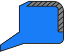MCW - Metal Cased Single Wiper - Polyurethane 32 x 42 x 5/7 mm